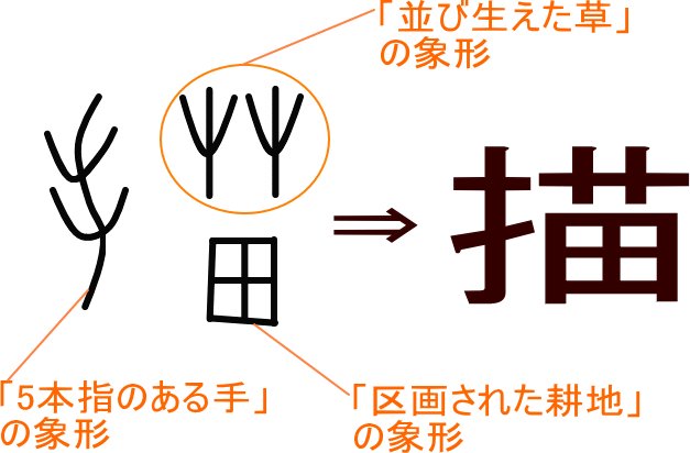 描 という漢字の意味 成り立ち 読み方 画数 部首を学習