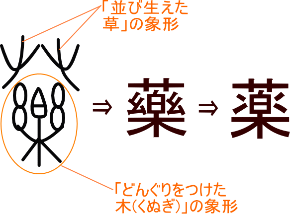 薬 藥 という漢字の意味 成り立ち 読み方 画数 部首を学習